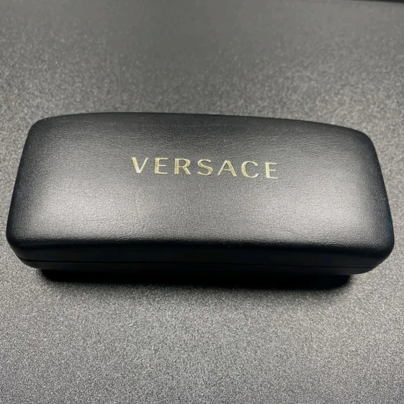 Versace Italy B Mod 3347 52[]17-142 Black Eyeglasses / Frames W/Case MF - Picture 2 of 6